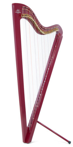 Elektrina Paragvajska harfa, v rdeči barvi